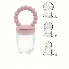 VATYERTY - 3 comederos de silicona para frutas y verduras con asa para niños 1