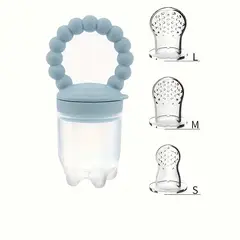 VATYERTY - 3 comederos de silicona para frutas y verduras con asa para niños 2