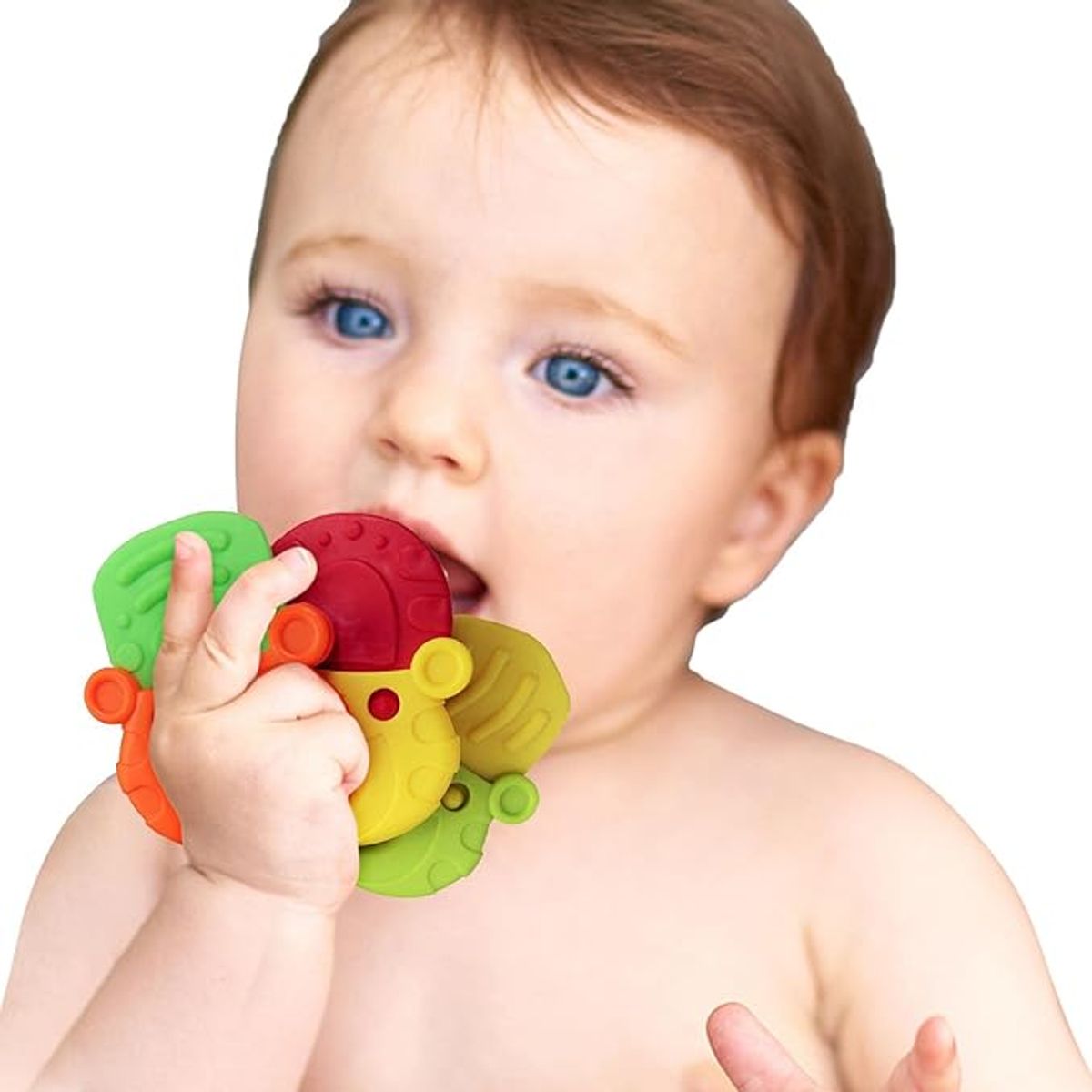 VATYERTY - Juguetes para la dentición de bebés mordedor de silicona para congelar 2