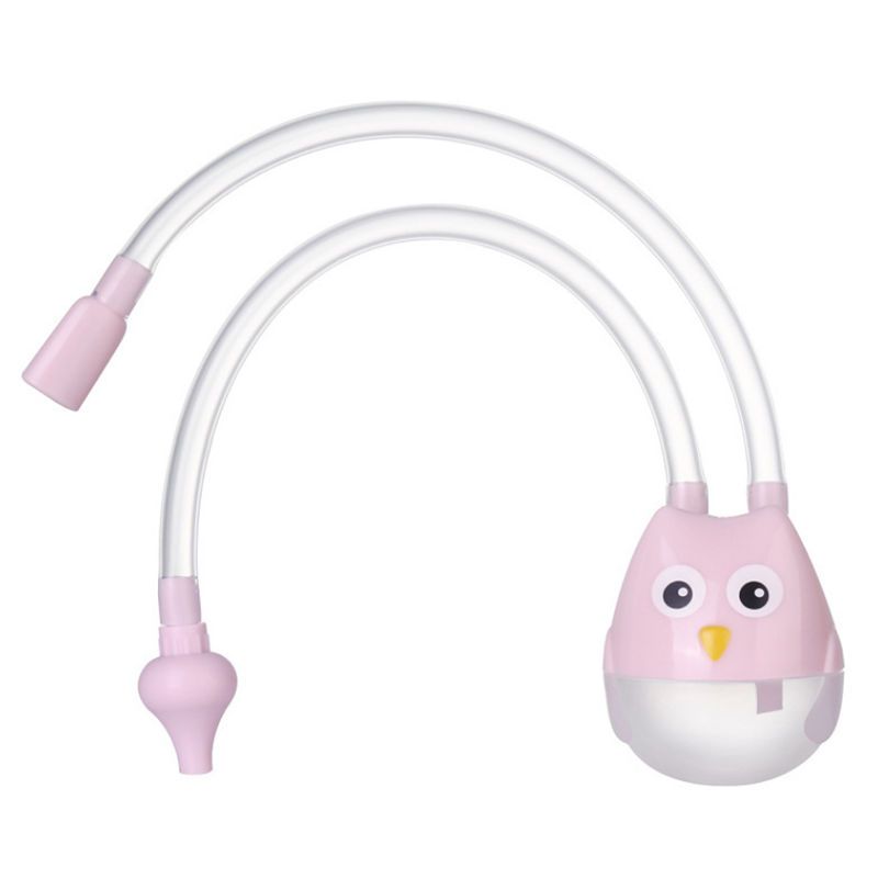 VATYERTY - Nuevo aspirador nasal infantil de dibujos animados rosa