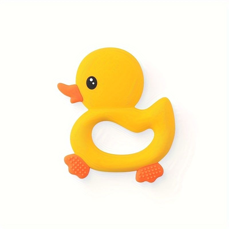 VATYERTY - Juguete de dentición de silicona con forma de pato para niños 1