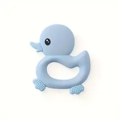 VATYERTY - Juguete de dentición de silicona con forma de pato para niños 2