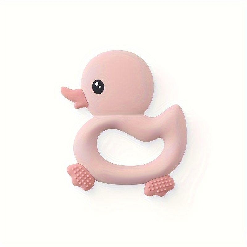 VATYERTY - Juguete de dentición de silicona con forma de pato para niños 3