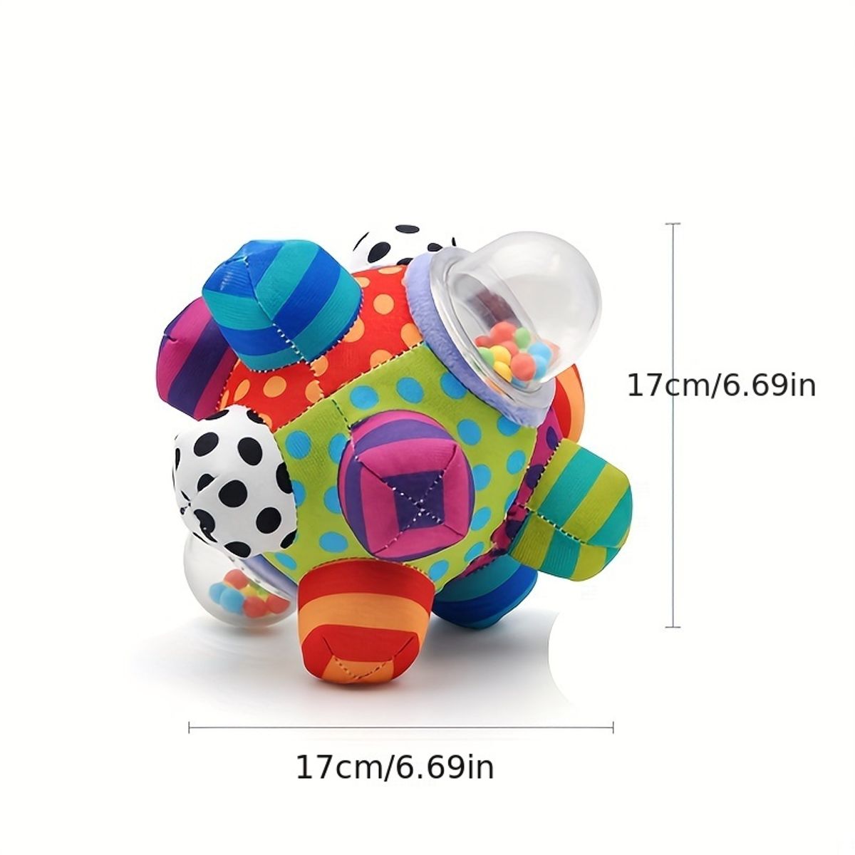 VATYERTY - Pelota sonajero Baby Bomb pelota sensorial táctil para bebé