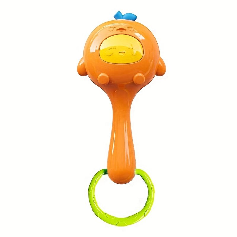 VATYERTY - Juguete musical sonajero de plástico para bebés Naranjo