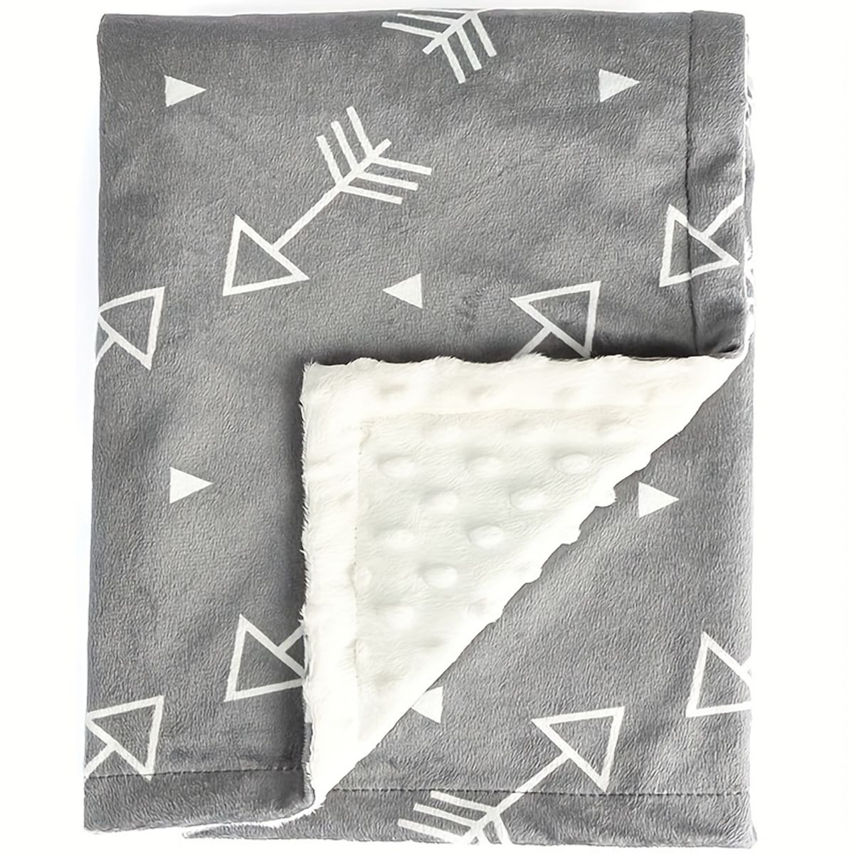 VATYERTY - Manta Para Bebés Recién Nacidos con Estampado - Gris