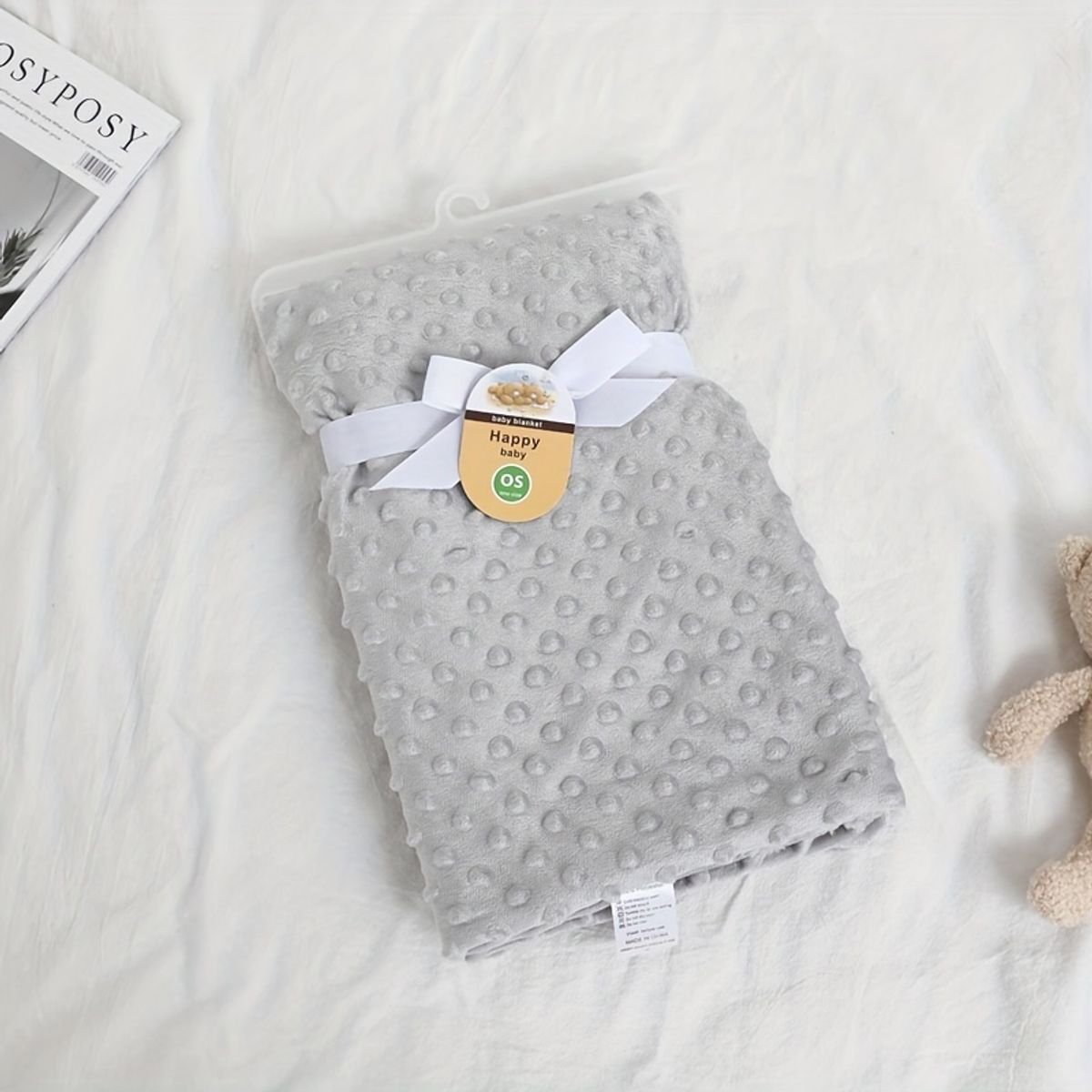 VATYERTY - Manta Multifuncional Para Bebés Recién Nacidos - Gris