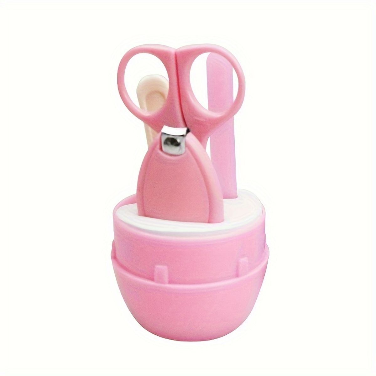 VATYERTY - Kit de Cuidado de Uñas Para Bebés 4 Piezas - Rosado