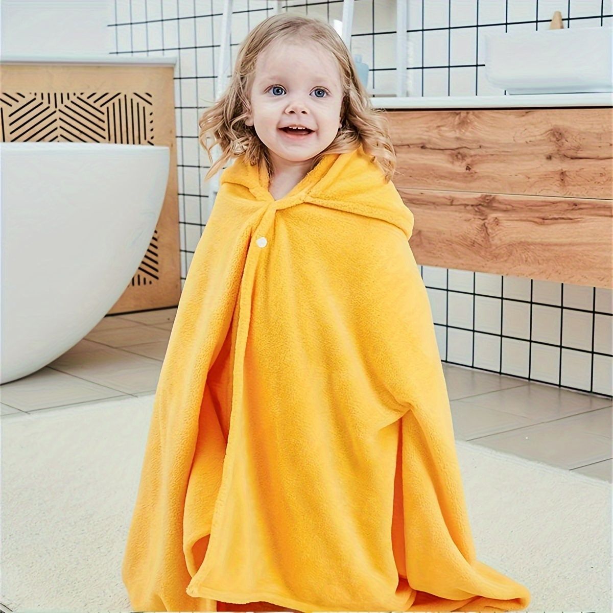 VATYERTY - Toalla de Baño con Capucha Para Bebé con Estampado de Pato