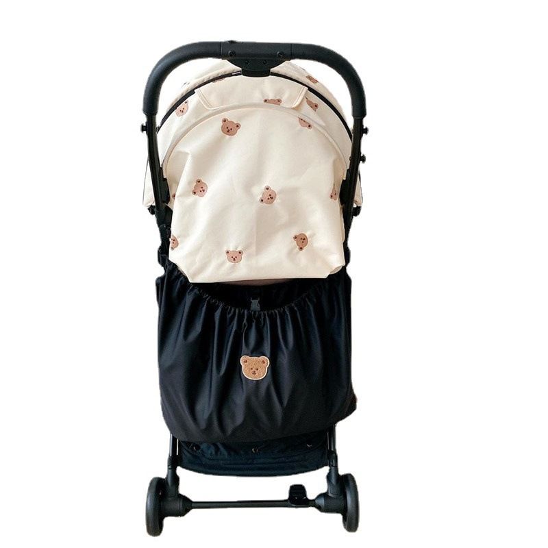 VATYERTY - Bolsa de Almacenamiento Para Coche de Bebé - Negro