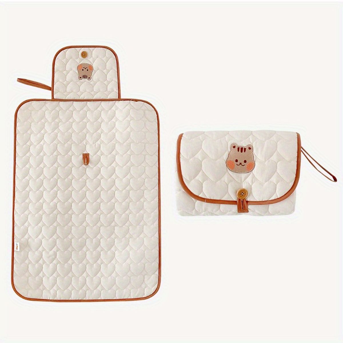 VATYERTY - Almohadilla cambiadora de pañales Impermeable con Diseño de Trigre