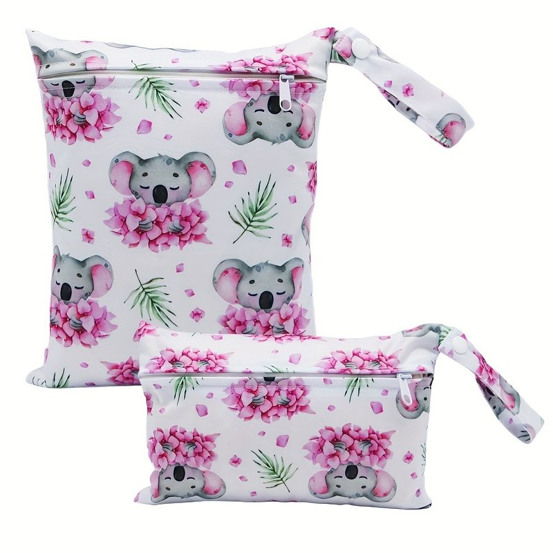 VATYERTY - Bolsas de pañales con estampado de koala - 2 unidades