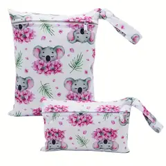 VATYERTY - Bolsas de pañales con estampado de koala - 2 unidades