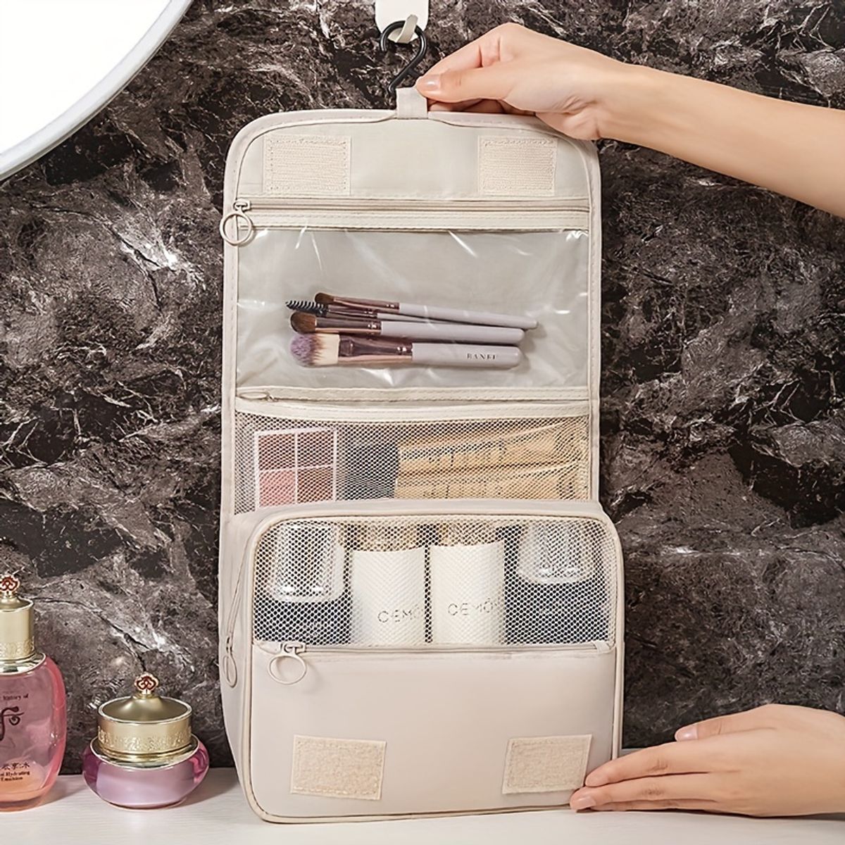 VATYERTY - Estuche Organizador Para Viajes - Beige