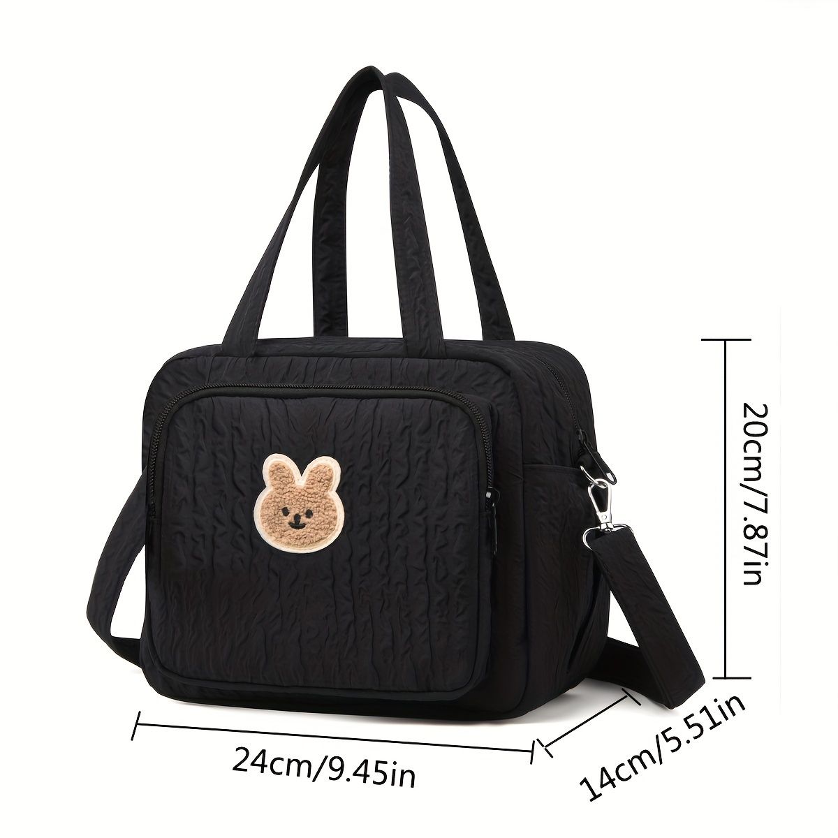 VATYERTY - Bolso de Viaje Multifunsional Para Mamá - Negro