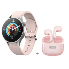 LENOVO - Reloj inteligente de moda y LP40Pro Rosa