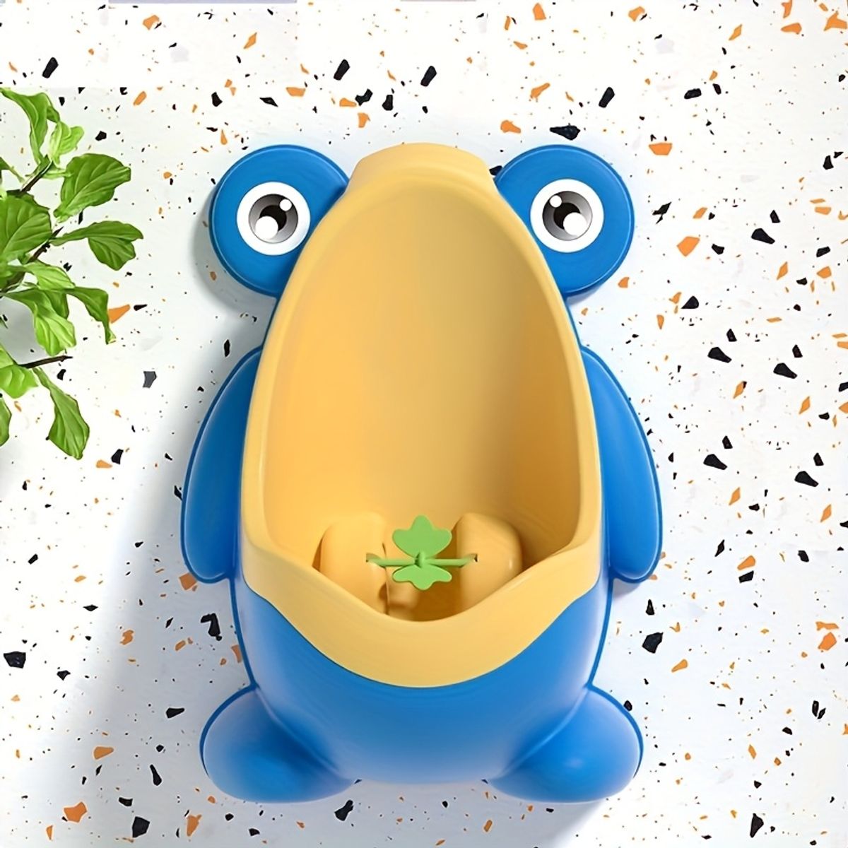 VATYERTY - Urinario Para Niños con Dsieño de Rana Celeste