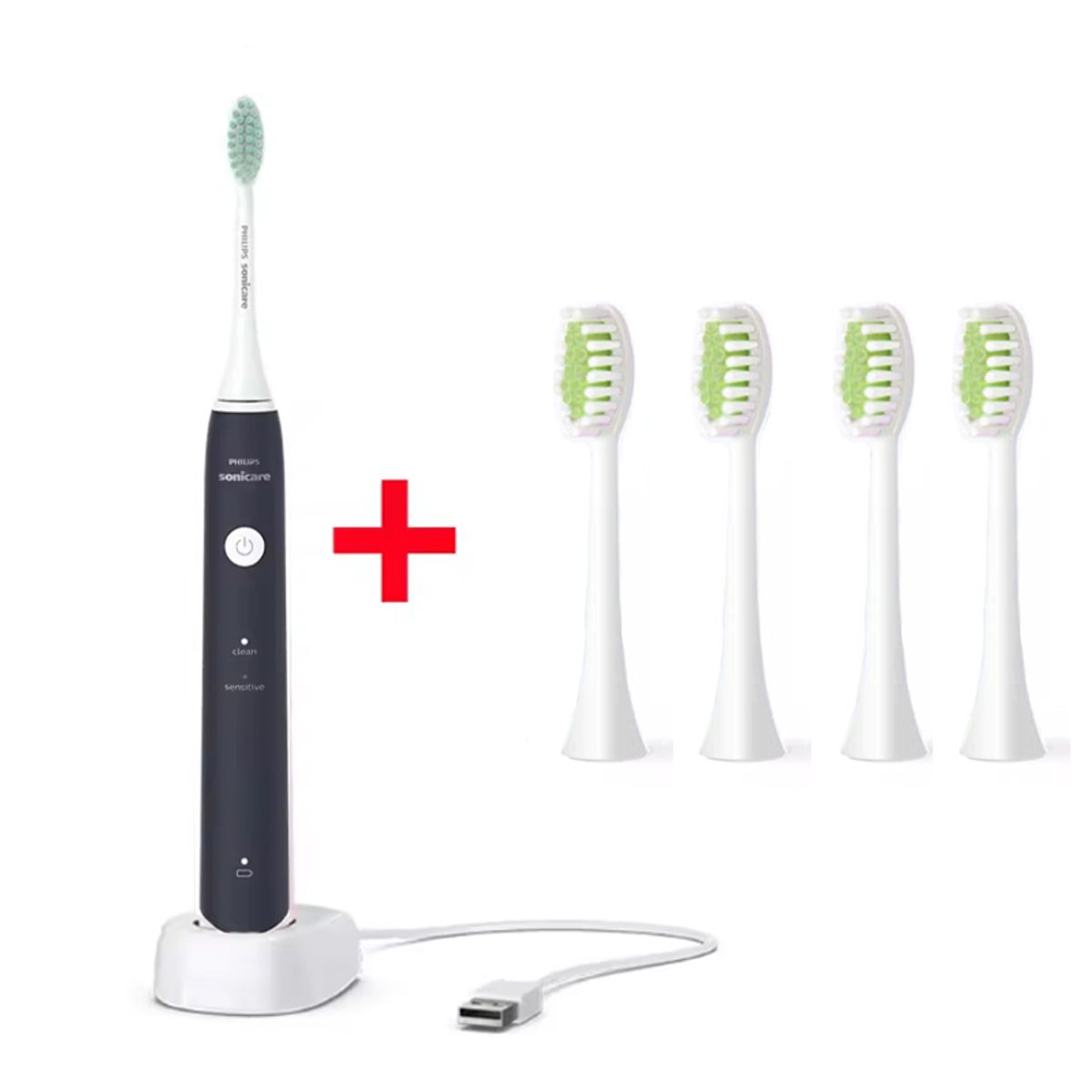 PHILIPS - Cepillo Philips Dental Electrico Philips Sonicare HX2421 NEGRO