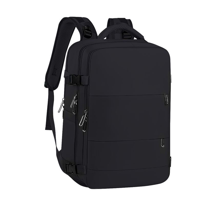 SUPERCENTER - Mochila De Viaje Avión Aprobado Gran Capacidad Negro