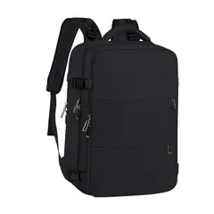 SUPERCENTER - Mochila De Viaje Avión Aprobado Gran Capacidad Negro