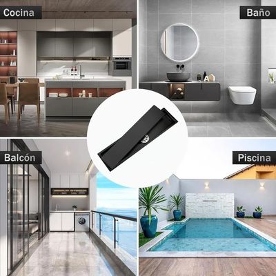 Imagen 2 del producto Baño Piso Drenaje De Ducha Coladera Anti-olor Y Oculto 50cm