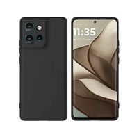 Carcasa Silicona Color Para Motorola Edge 60 Pro - Negro