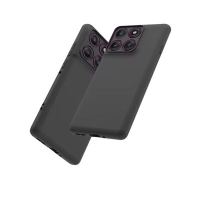 Imagen 2 del producto Carcasa Silicona Color Para Motorola Edge 60 Pro - Negro