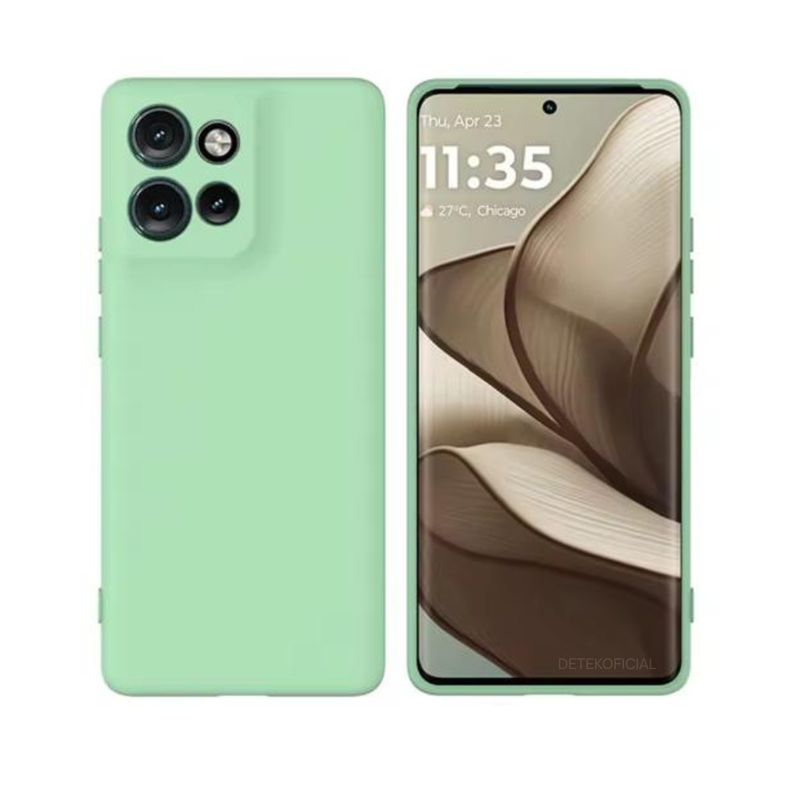 GENERICO - Carcasa Silicona Color Para Motorola Edge 60 Pro - Calipso