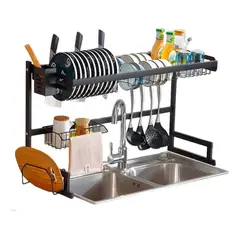GENERICO - Betensh Premium X L Pro Max rack escurridor 85 cm Negro - 228217