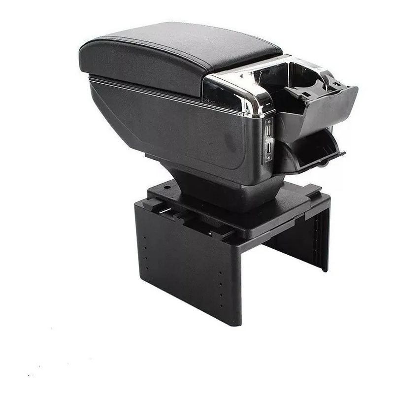 GENERICO - Portavasos Apoyabrazos Auto Universal Base Extensible 7 Usb