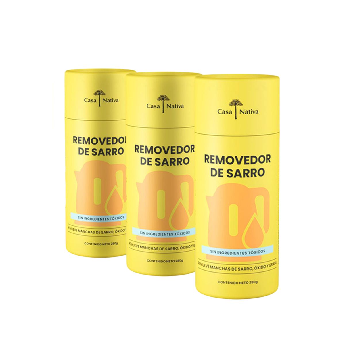 CASA NATIVA - Pack Triple Removedor de Sarro