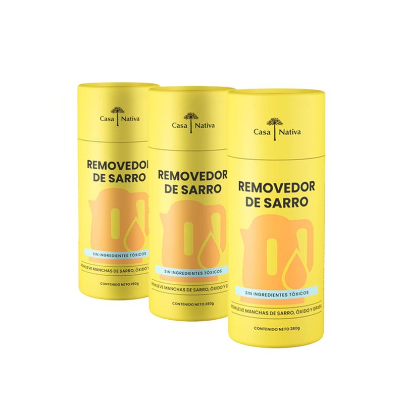 CASA NATIVA - Pack Triple Removedor de Sarro