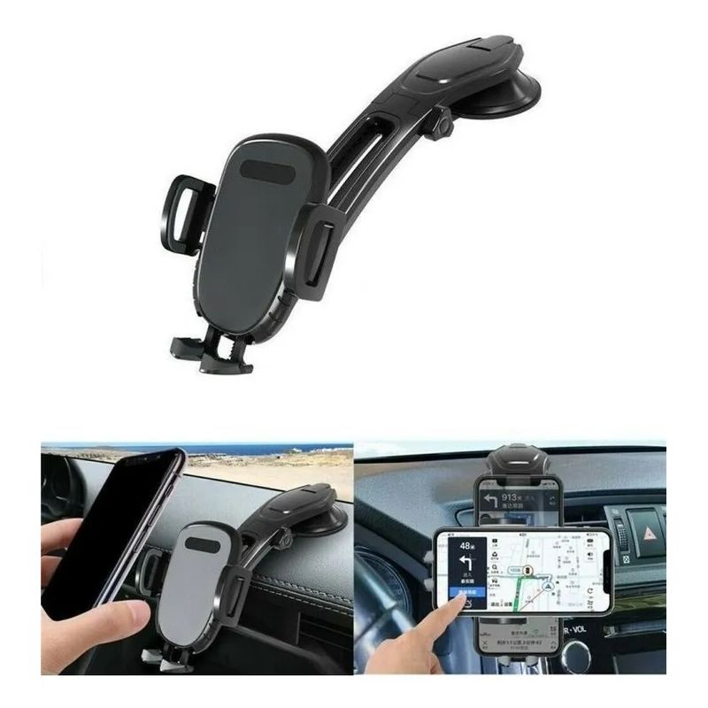 GENERICO - Soporte Brazo Largo Celular Auto Porta Teléfono Regulable