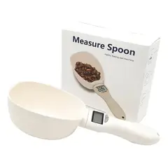 GENERICO - Cuchara Taza Grande Balanza Medidora De Alimentos Multiusos Color Beige