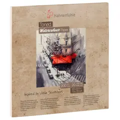 HAHNEMUHLE - Block Acuarela Toned Beige 200gr 20hjs 20x20cm