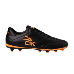 CACIQUE - Zapatillas Futbol Negro Naranjo Finta Cac1ke
