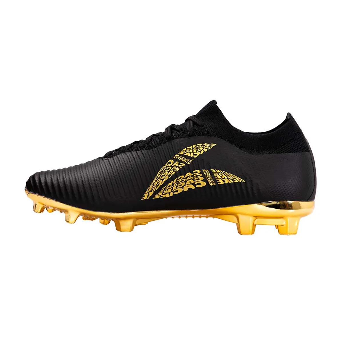 CACIQUE - Zapatillas Futbol Wings Hombre Negro-Dorado Cac1ke