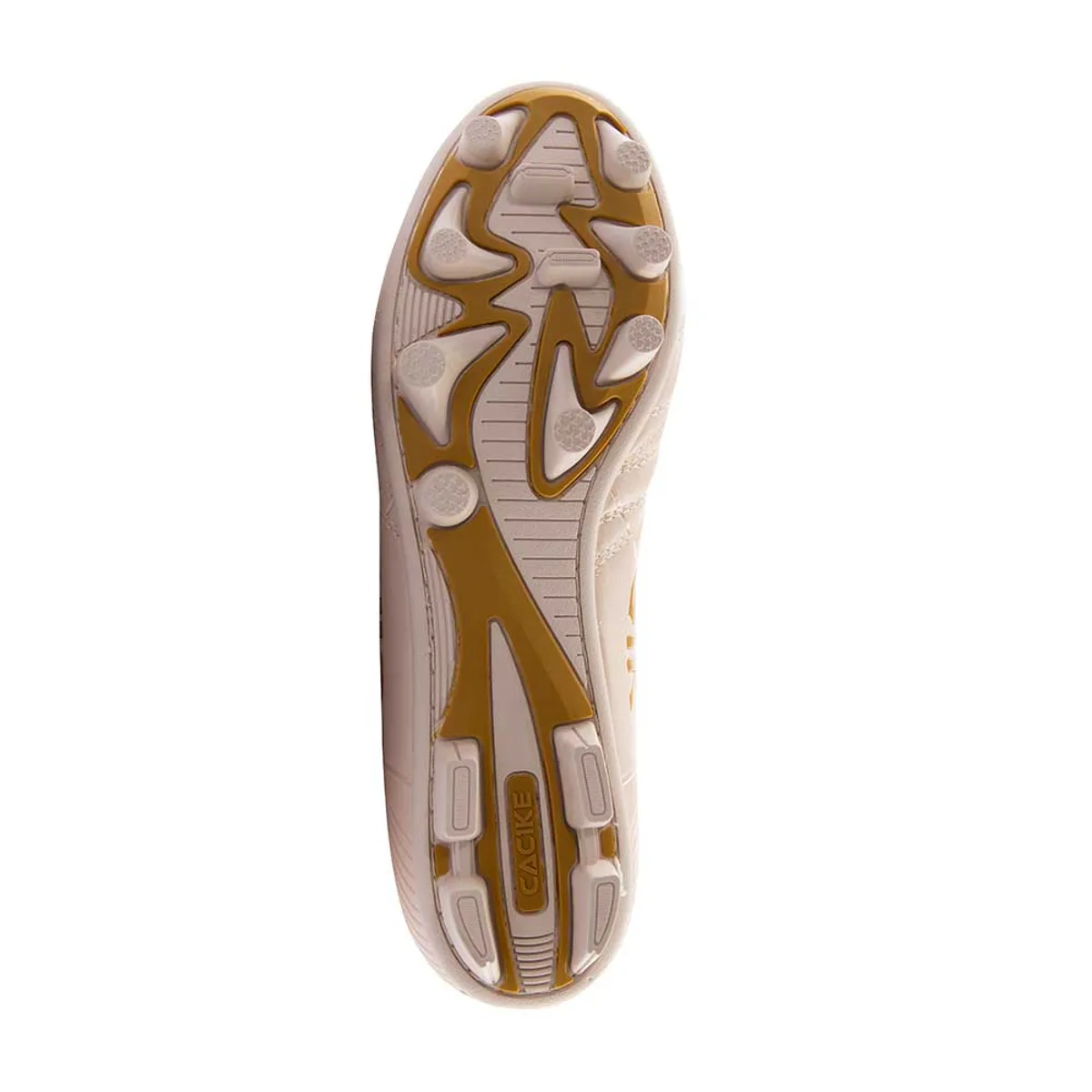 CACIQUE - Zapatillas Hombre Futbol Toperol Tierra Amarillo Dorado Finta Cac1ke
