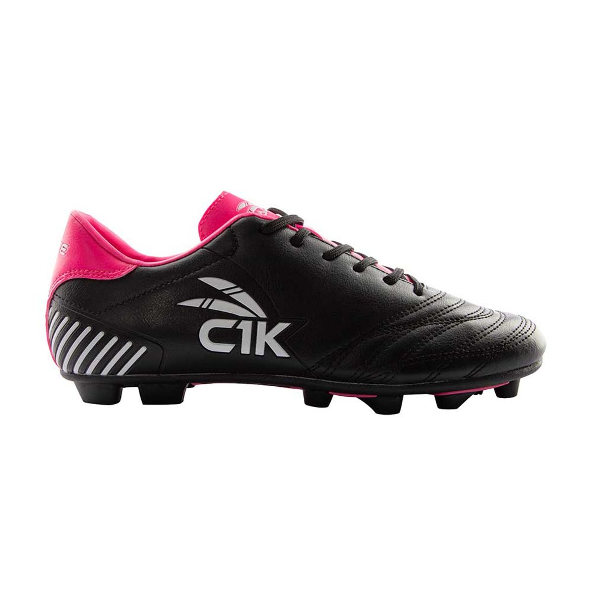 CACIQUE - Zapatillas Futbol Negro Fucsia Finta Cac1ke