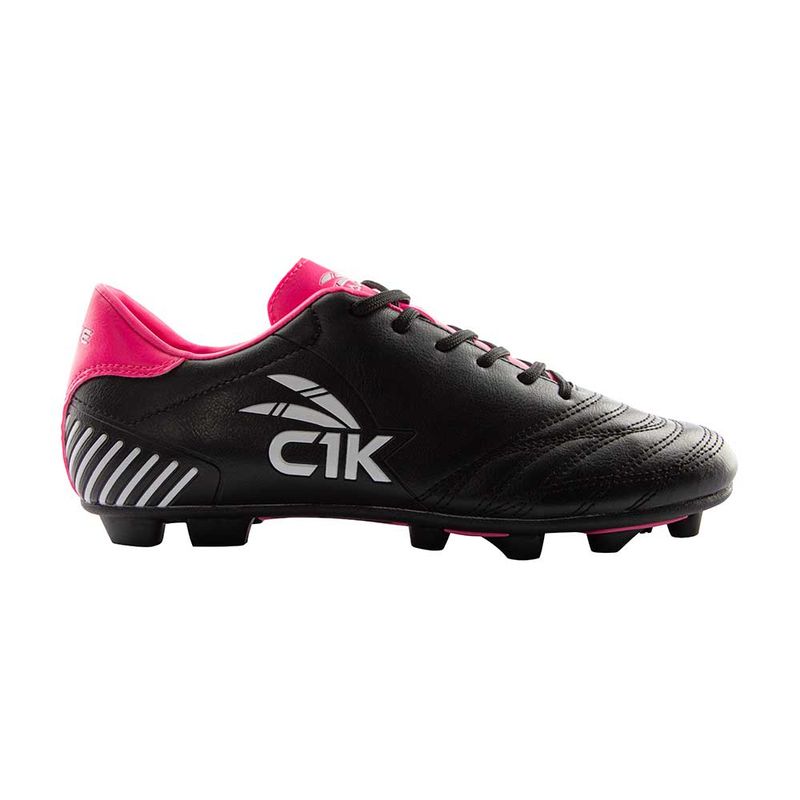 CACIQUE - Zapatillas Futbol Multiterreno Negro Fucsia Finta Cac1ke