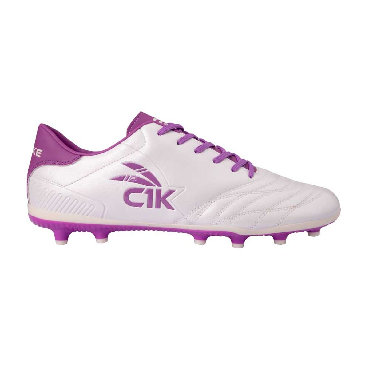 CACIQUE - Zapatillas Hombre Futbol Blanco Morado Finta Cac1ke