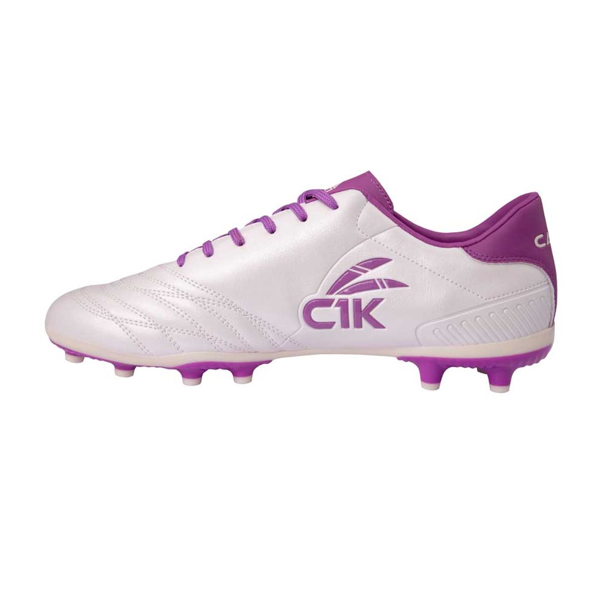 CACIQUE - Zapatillas Hombre Futbol Blanco Morado Finta Cac1ke