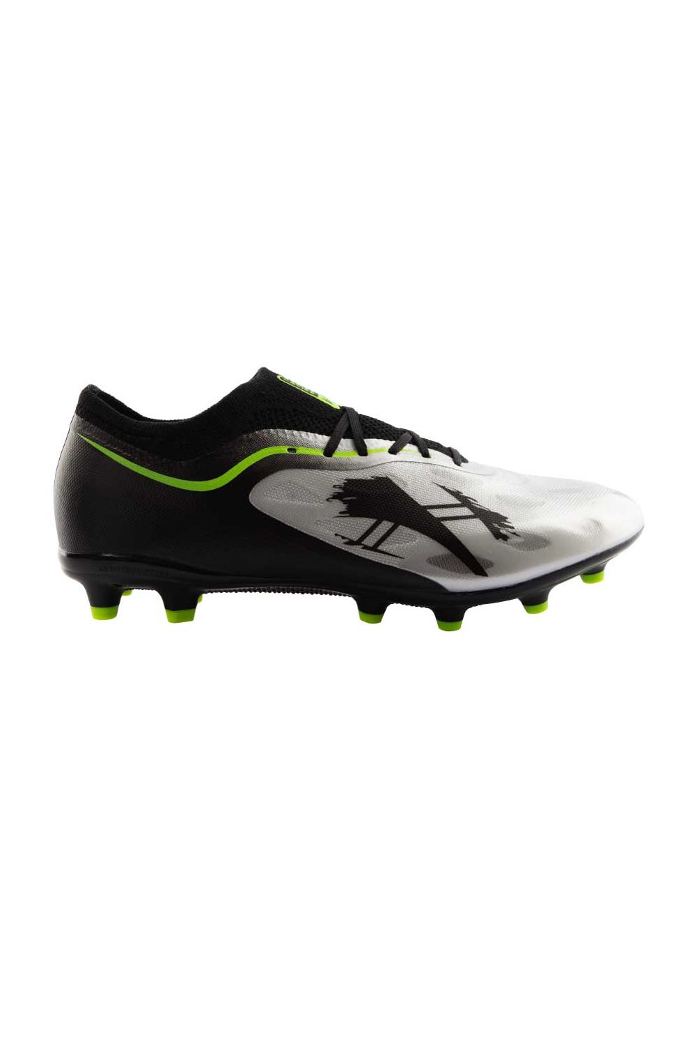CACIQUE Zapatillas Hombre Futbol Negro Plateado Falcon Cac1ke
