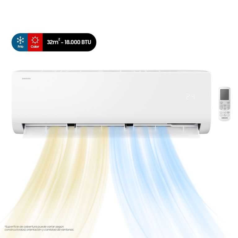 SAMSUNG Aire Acondicionado Split Muro Inverter 18000 BTU