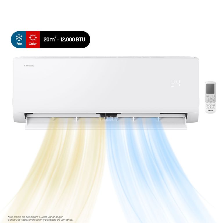 SAMSUNG Aire Acondicionado Split Muro Inverter 12000 BTU