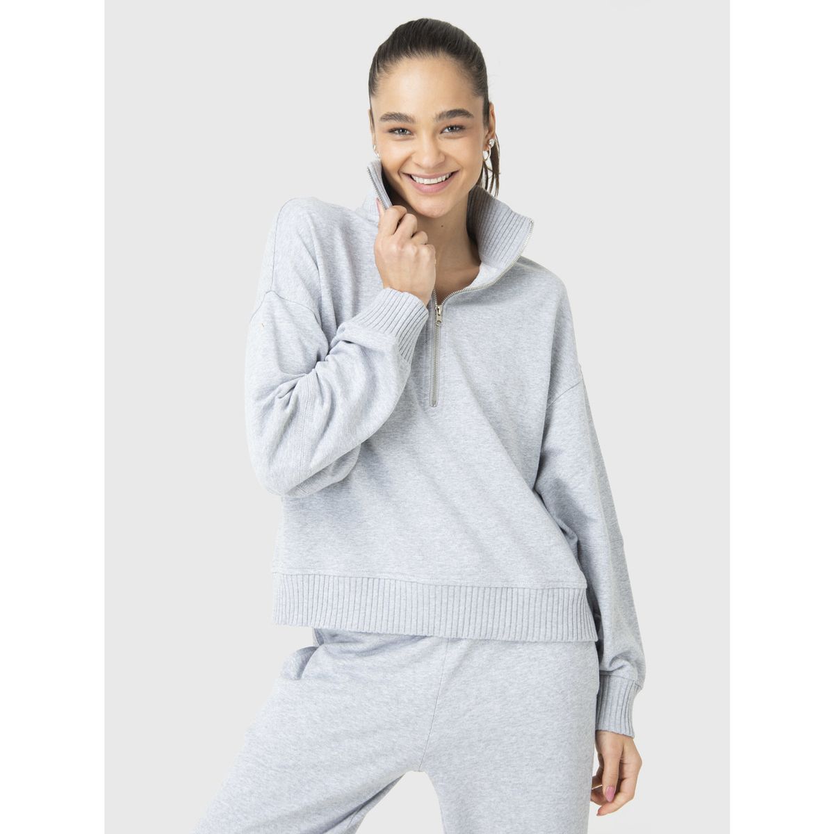 BSOUL - Polerón Mujer Lia Gris BSOUL