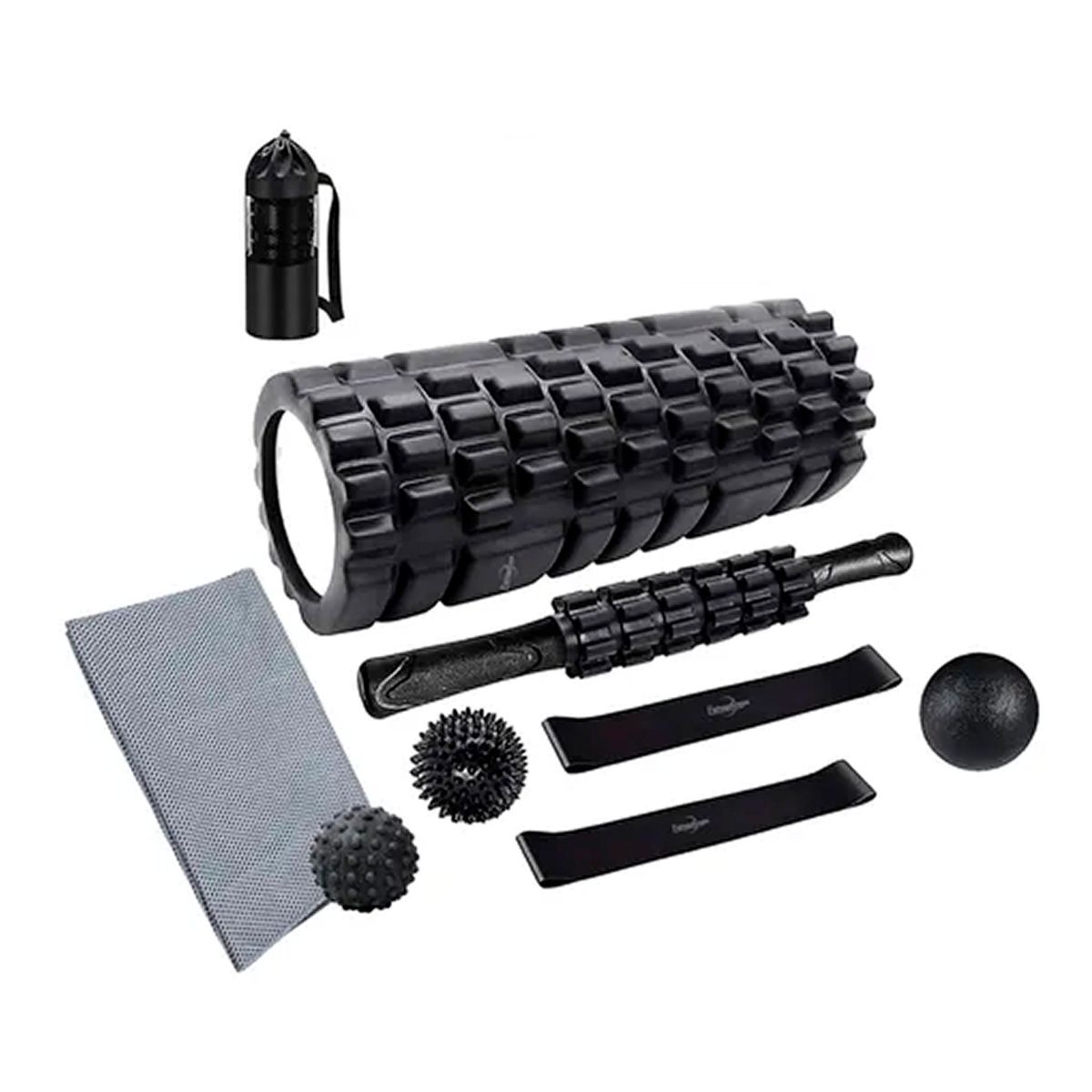 ESHOPANGIE - Set 9en1 Rodillo Completo Elongacion Masaje Roller Foam Yoga