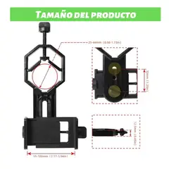 GENERICO - Adaptador Soporte Universal Celular Monocular Telescopio