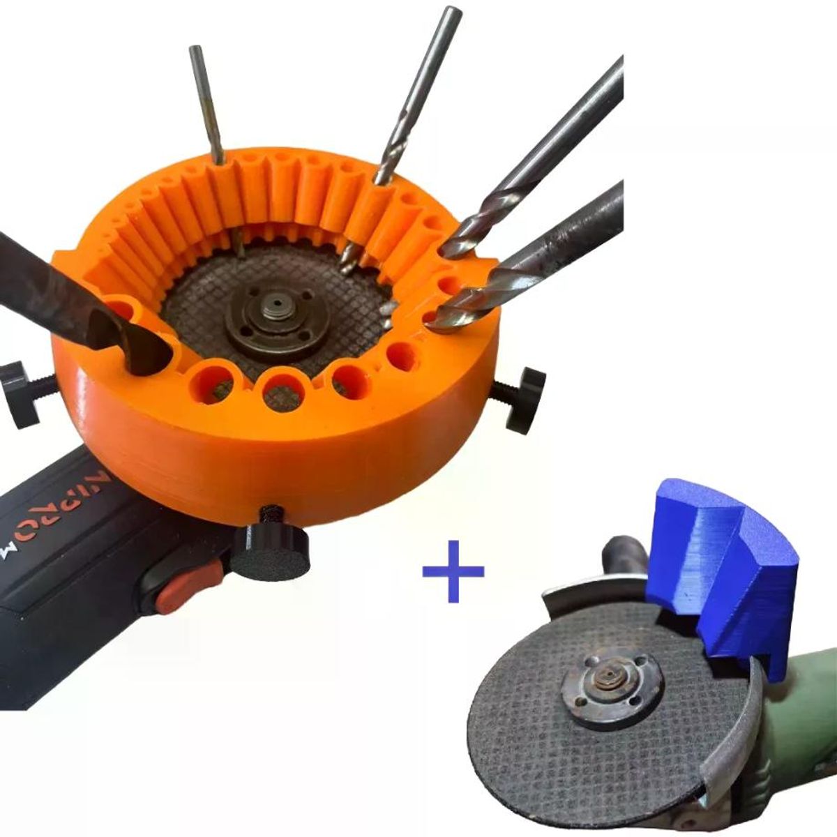 GENERICO - Afilador Brocas Amoladora Portátil 4,5 Pulgada Galletera