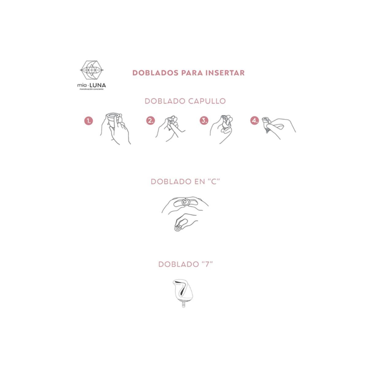 MIALUNA - Copa Menstrual Mia Luna Blanco Talla L MIALUNA
